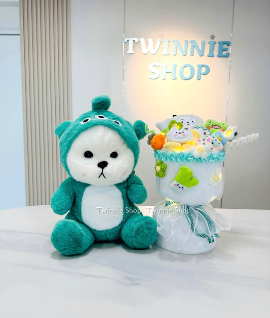 TDFW | Teddy bear flower set