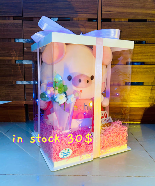 Xmas | Pink pig Christmas set