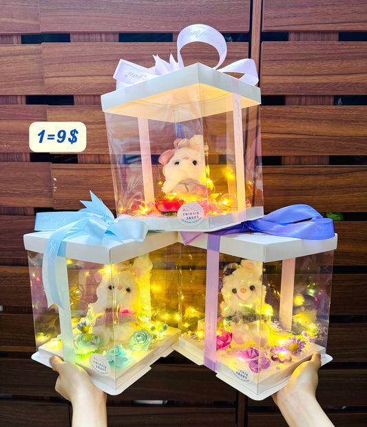 KCB | Rabbit keychain flower set