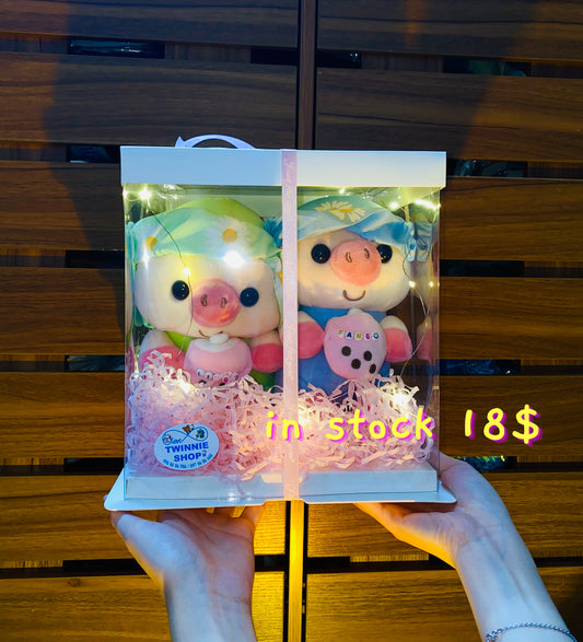 CPB | Milk tea piggy couple set