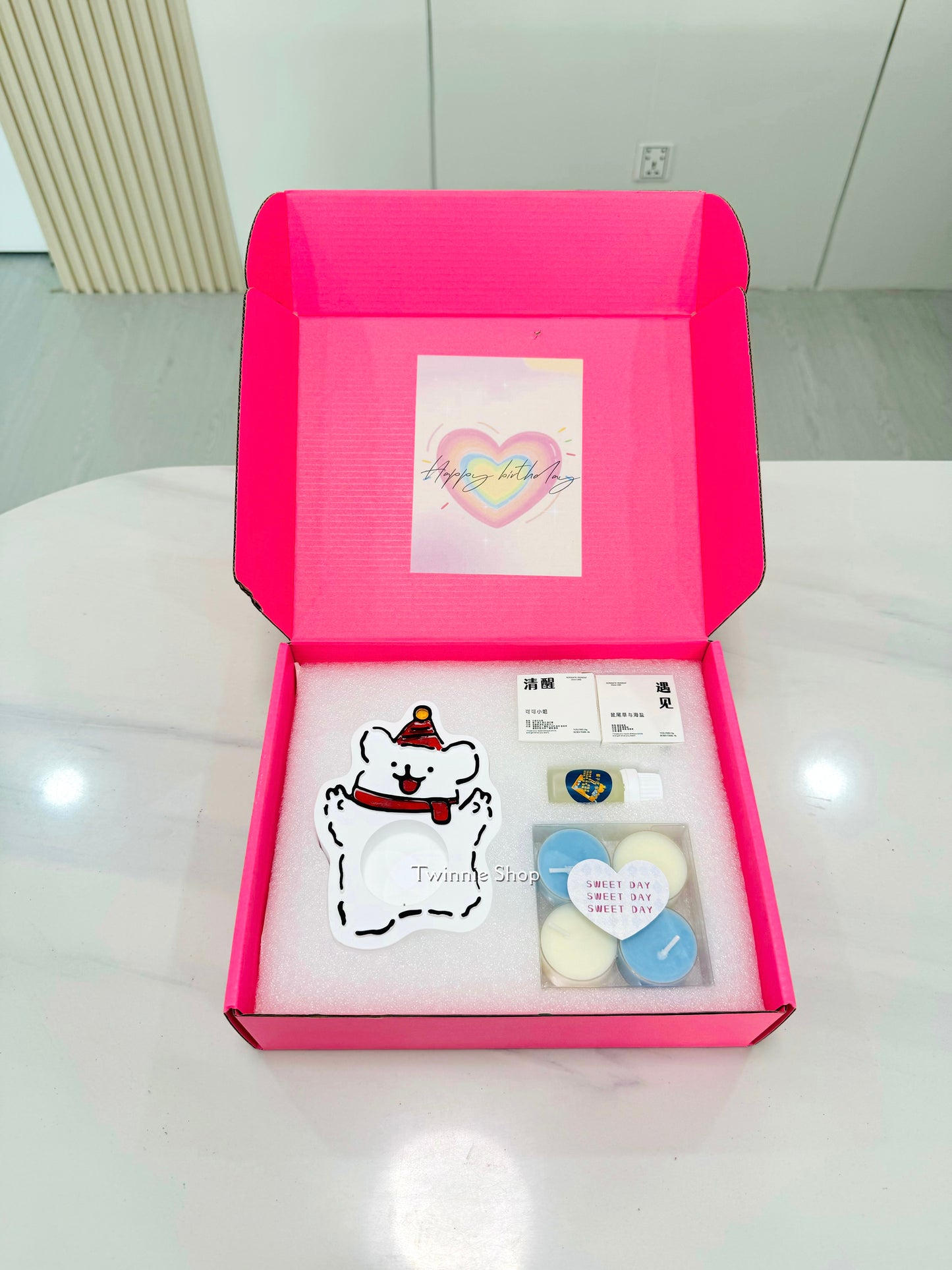 CD | Puppy candle gift set