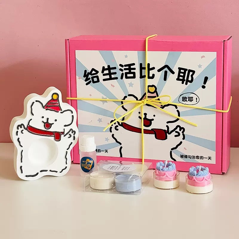 CD | Puppy candle gift set