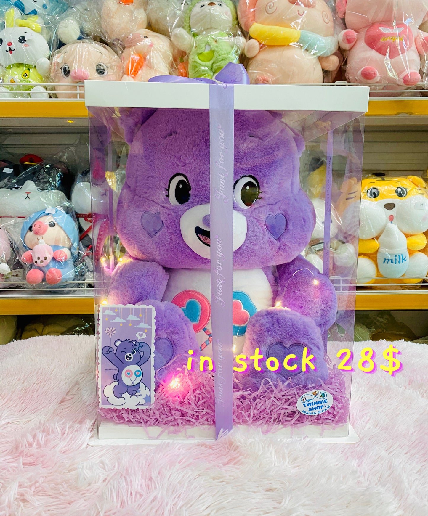 BB | Purple care bear gift set
