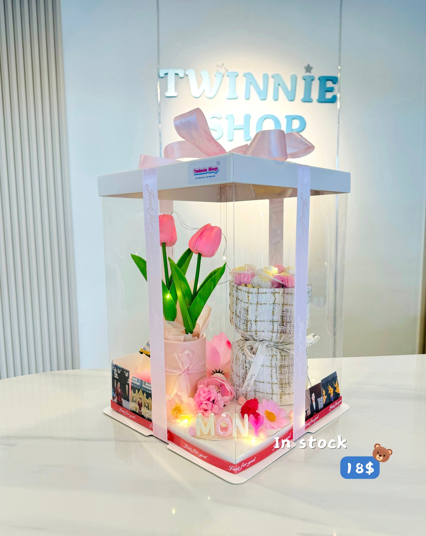 FWB | Pink flower name gift set