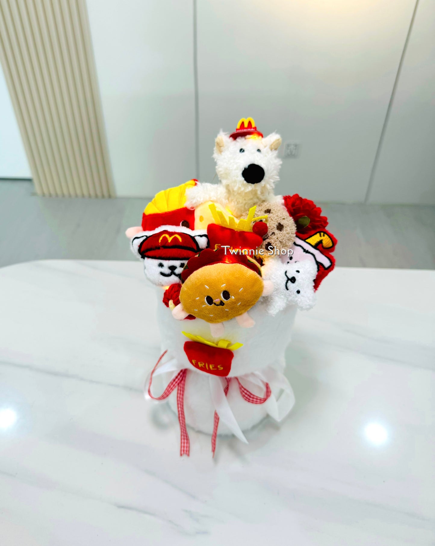 FW | French fries puppy white bunch