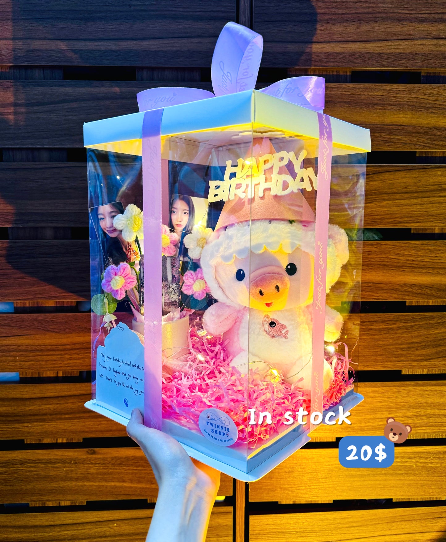 FWB | Teddy photo birthday box