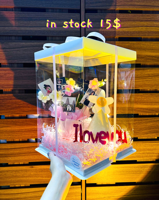 FWB | I love you flower photo gift set
