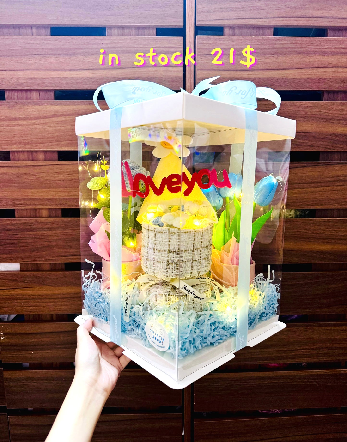 FWB | I love you big flower box