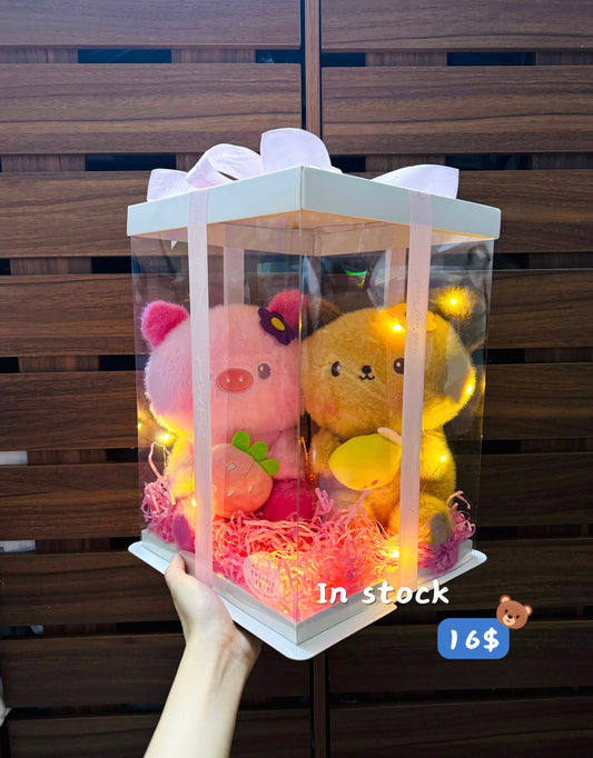 CPB | pig & puppy couple set