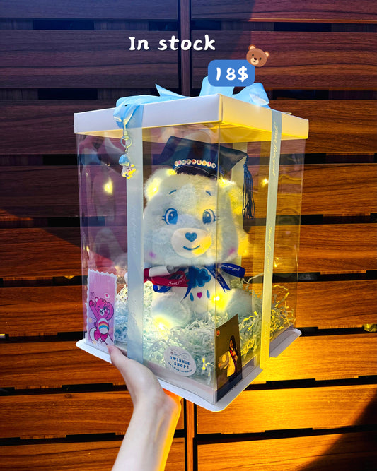 GRA | care bear graduate photo set