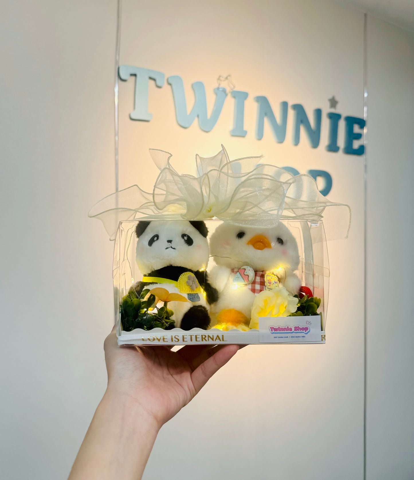 KCB | Panda ducky couple set