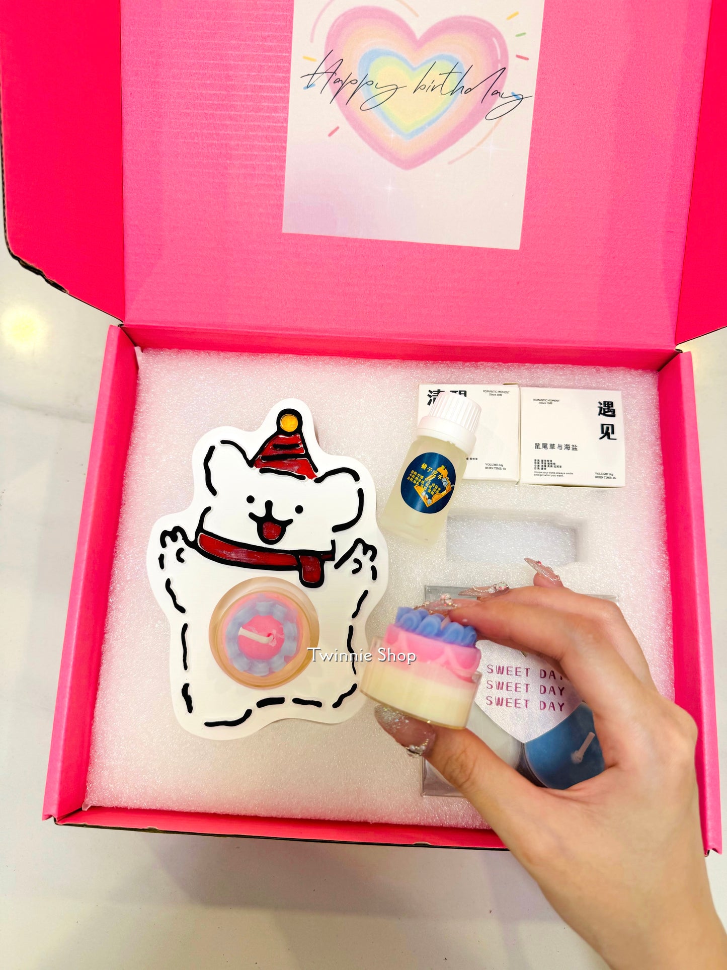 CD | Puppy candle gift set