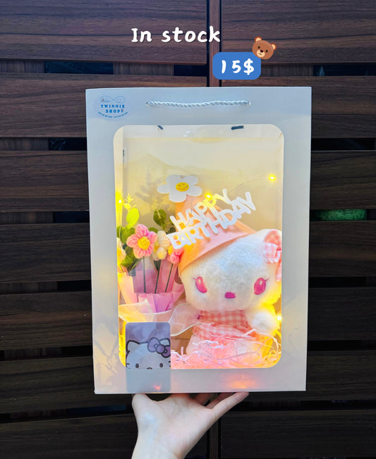 BD18 | Hello kitty birthday flower bag