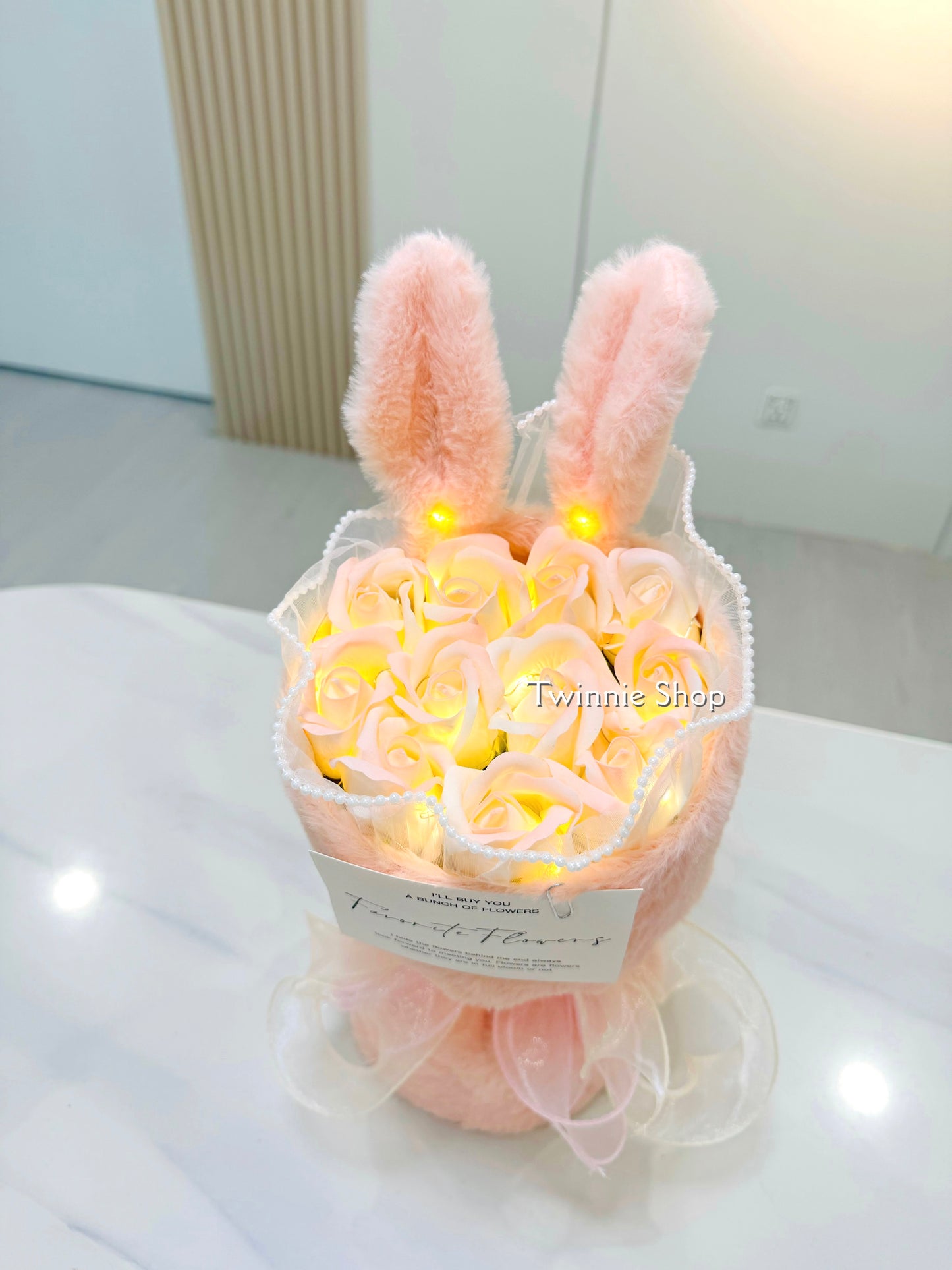 FW | Rose rabbit flower bunch