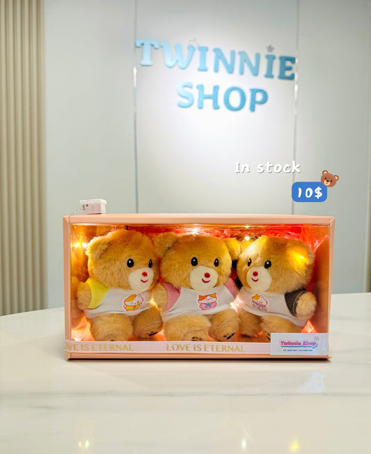 KCB | Brown Bear keychain set