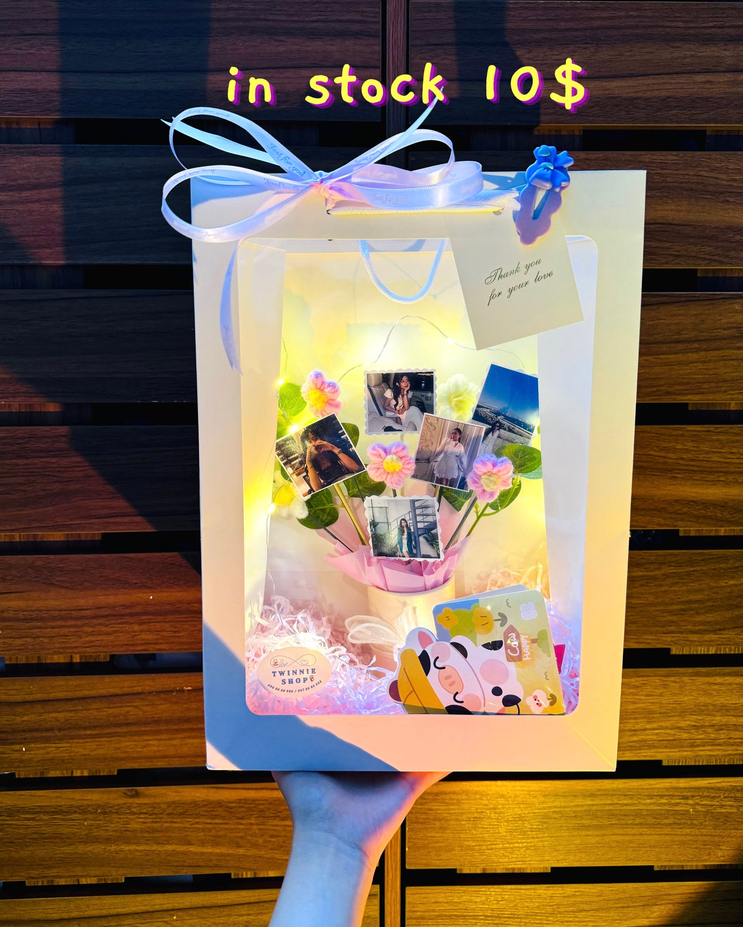 FWB | Photo flower gift bag