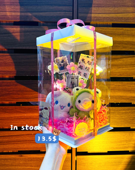 KCB | Keychain couple photo flower box