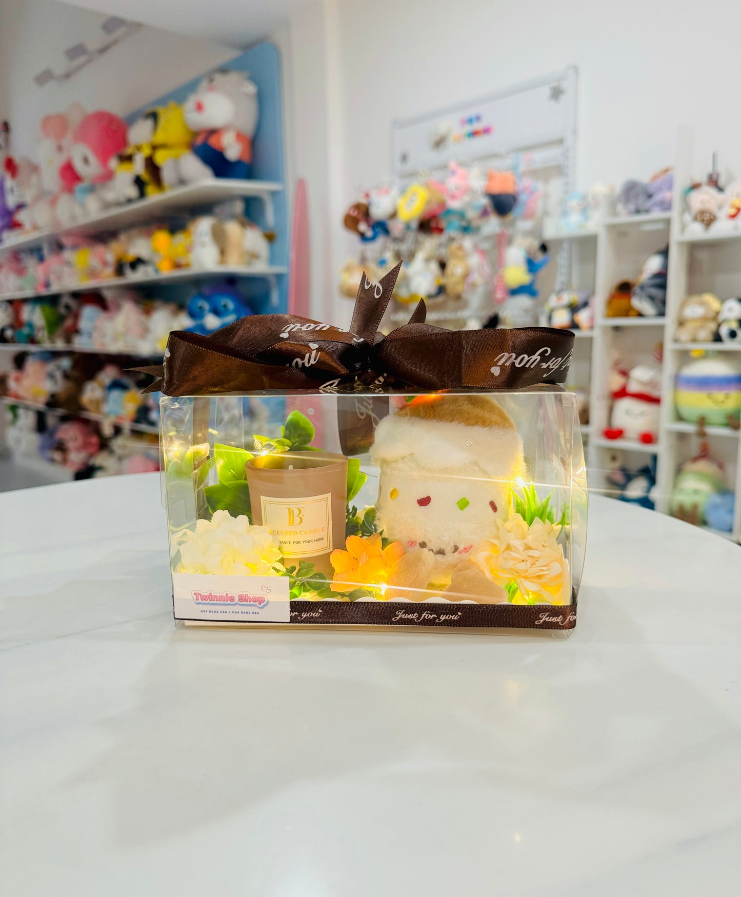 CD | Cake keychain candle set