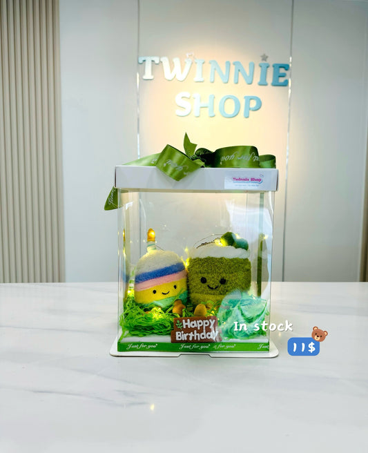 KCB | Cake couple keychain set