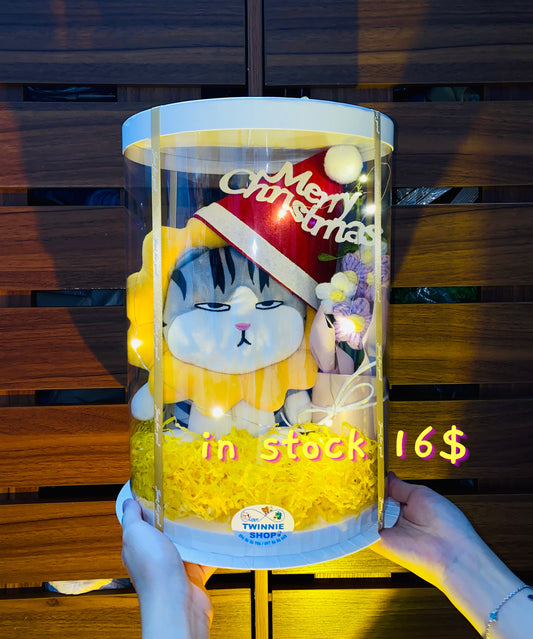 Xmas | Yellow cat gift set