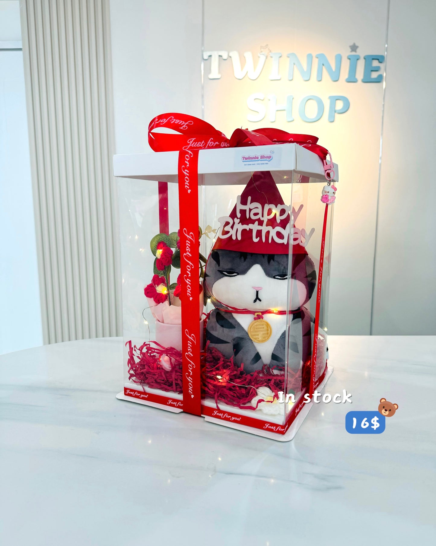 BD16 | Moody cat full birthday box