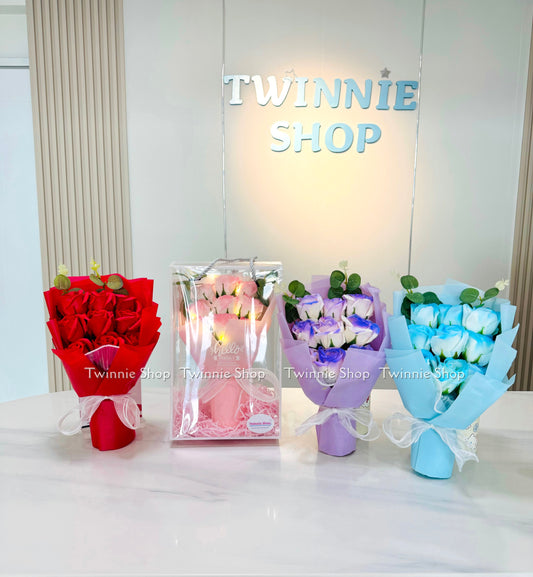 FW | Artificial rose gift box