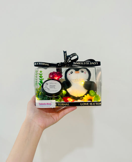 CD | Penguin candle set