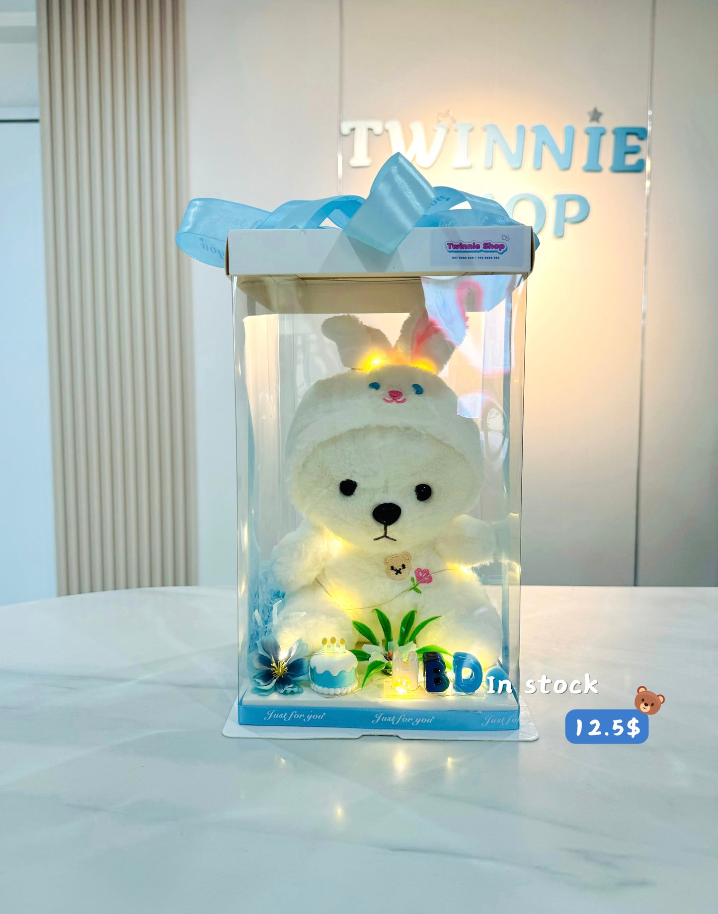 SRBC | White Bear cake set