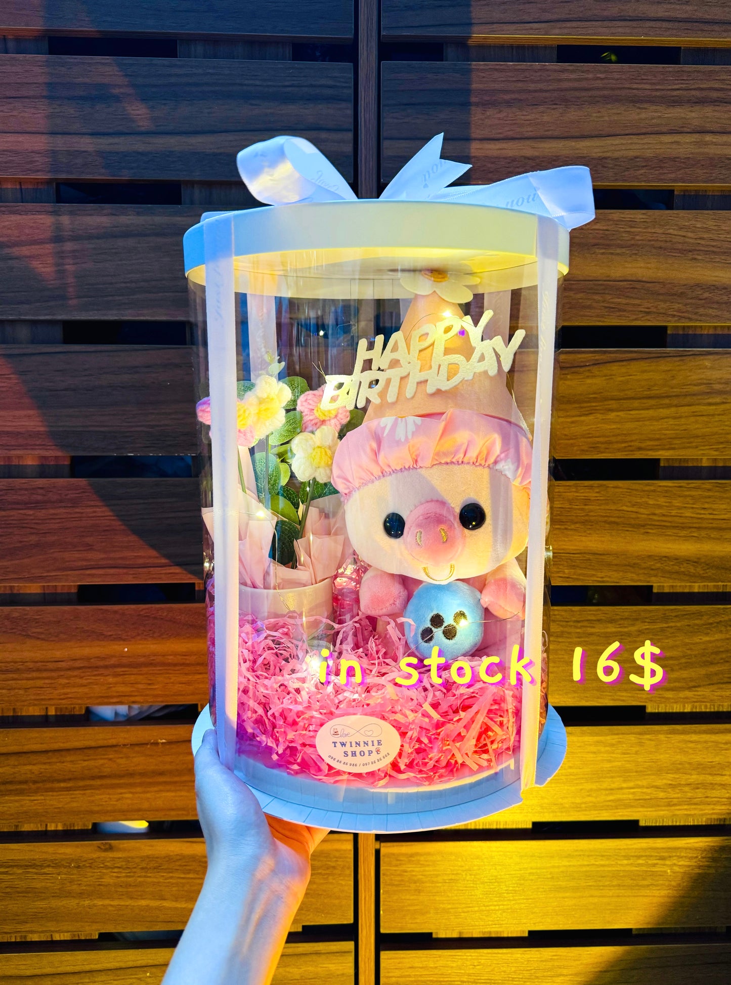 BD16 | milk tea pig birthday box
