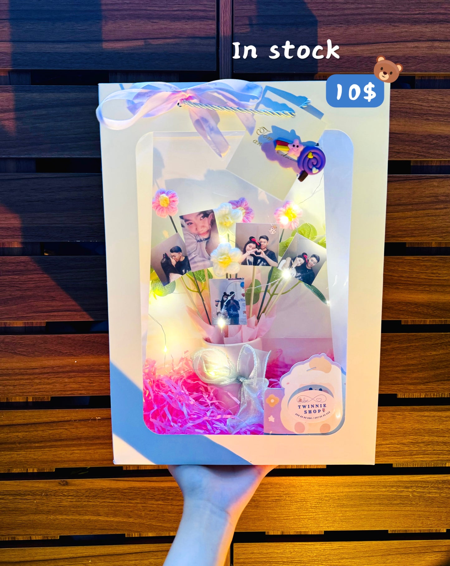 FWB | Photo flower gift bag